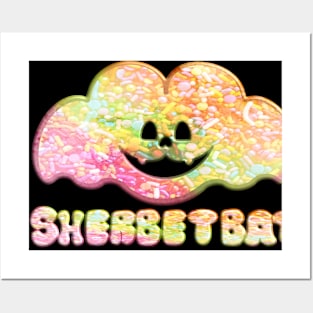 Sherbetbat logo T-shirt Posters and Art